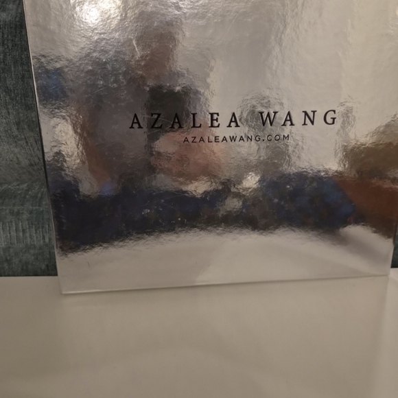 Azalea Wang Blue Plaid Heeled Boots - Picture 5 of 8